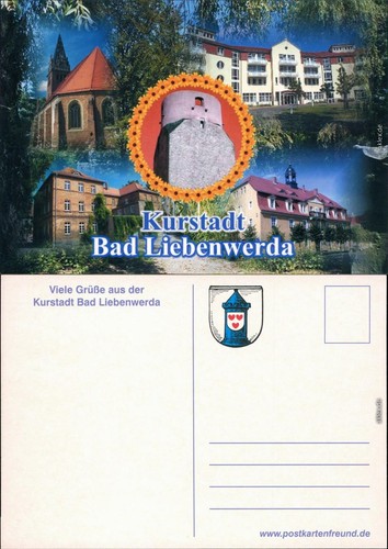 Ansichtskarte bad liebenwerda - bad,