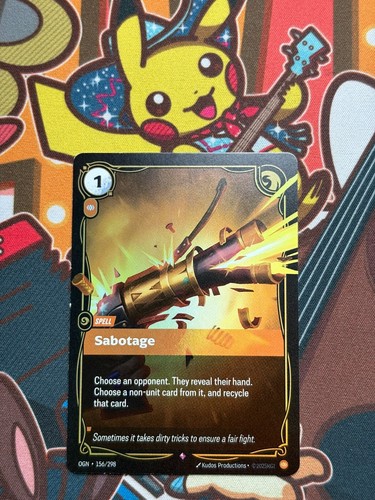 Sabotage 156 298 origins - sabotage, 156/298