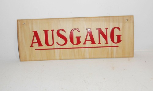 Tolles vintage pappschild - vintage,