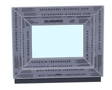 Kunststofffenster Fenster Salamander, 50x40 cm bxh, weiß