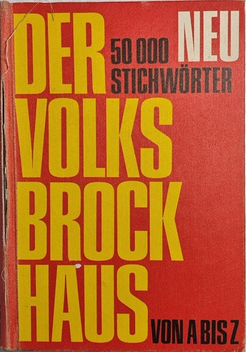 Der volksbrockhaus von bis z - a,