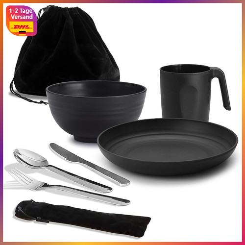 Camping mess kit utensilien - camping,
