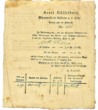 1815 Bürgermeisterei Mülheim