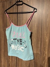 Schlafanzug "Feel The Music" Retro Oberteil+ Hose Größe S