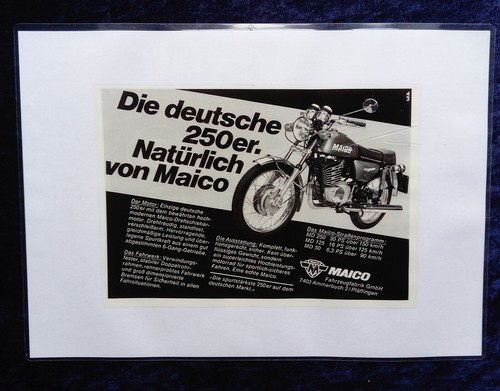 Maico 250 werbung - werbung,