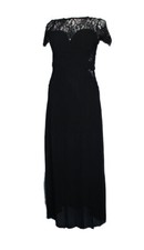 DAMEN KLEID ABENDKLEID SCHWARZ