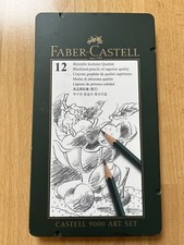 Faber Castell 12 Bleistifte 9000 Art Set inkl Metalletui