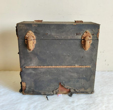 1920s Vintage Handgefertigt Grammophon Record Halten Holz Koffer Verpackung WN2