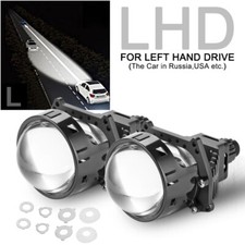 2x 3Zoll LED Projektor Linse Objektiv Reflektor Auto Scheinwerfer Universal