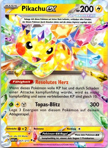 Pikachu ultra rare - rare, erhabene