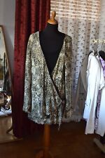 Damen LEOPRINT BLUSE,  TUNIKA,  2 IN 1, GR 46