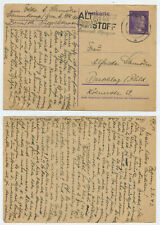 71392 - Werbestempel: Altstoff ist Rohstoff, Sammelt Altpapier - Bonn 4.5.1943 