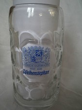 Maßkrug - Bierkrug - Weihenstephan - Glas - Bayerische Staatsbrauerei seit 1040