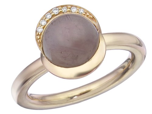Ring farbstein brillanten - ring,