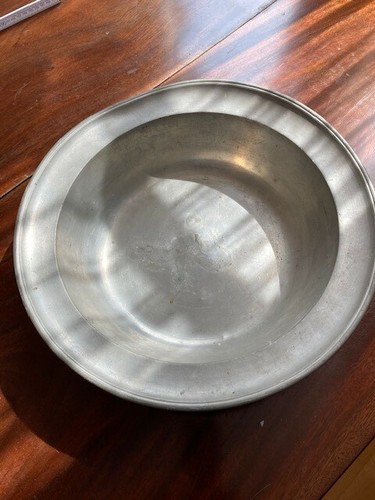Zinnschale alt durchmesser 34 - zinnschale,