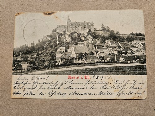 Ansichtskarte postkarte ranis - ansichtskarte,