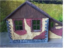 Abschnitt fachwerkhaus mit