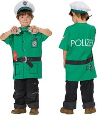 Kinder polizei shirt karneval - kinder,