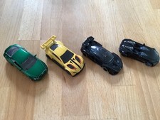 4 Modellautos, Aston Martin, LcLaren, Bentley