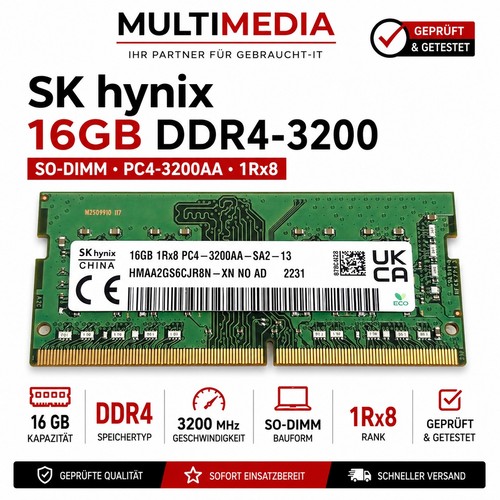 Hynix 16gb ddr4 3200mhz - sk,