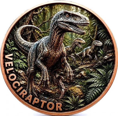 Kupfer color velociraptor - kupfer,