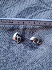 Ohrclips Ohrringe Modeschmuck Ohrschmuck Damenohrringe Silberfarbenen