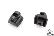 Sonnenblendenhalter für Mercedes W201 W124 S124 W126 Sonnenblende Halter Schwarz