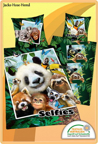 Bettwäsche selfie panda - bettwäsche,
