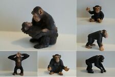 Schleich Schimpansen Familie Affe Tiere zur Auswahl chimpanzee monkey Wild Life