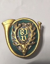 RAR! Jagdhornabzeichen Hirsch