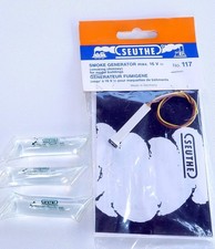 "HO"  SEUTHE 117  Rauchgenerator m. Schornstein für Gebäude + 3x Rauchpat.  OVP.