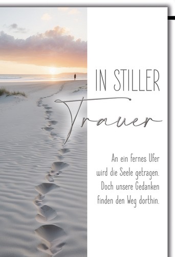 Trauer stiller - trauer,