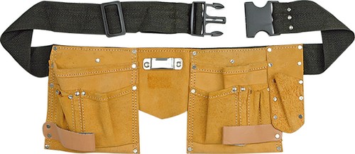 Leder werkzeuggürtel mit - leder,