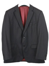 Hugo Boss The James/Sharp2 Blazer Herren US 44 Einreihig Wolle Grau