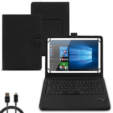 Tablet Hülle TrekStor SurfTab Twin 10.1 Tasche Bluetooth Keyboard Case QWERTZ