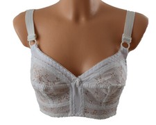 Mieder- BH Classic ohne Bügel  weiß 75B- 100A Unterwäsche