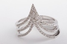 Brillant Ring 0,32ct H Si 750