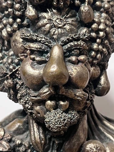 Bronze büste vertumnus - bronze-büste, „vertumnus“
