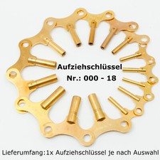 Uhrenschlüssel Aufziehschlüssel Großuhrenschlüssel Aufzugschlüssel Clock Keys