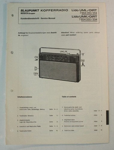 Blaupunkt kofferradio lido - blaupunkt,