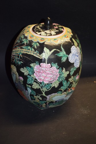 Sechseckige porzellan vase - porzellan,