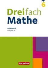 Dreifach Mathe 6. Schuljahr. Niedersachsen - Arbeitsheft mit Lösungen | Buch