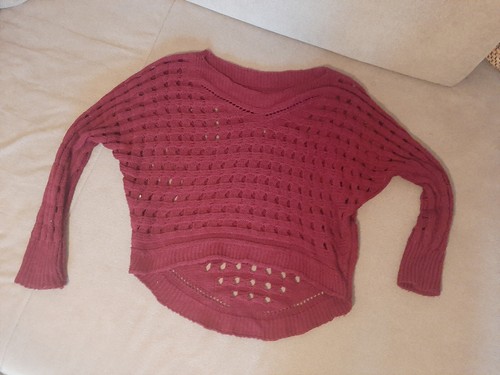 Strick pullover vorne kurz - strick-pullover,