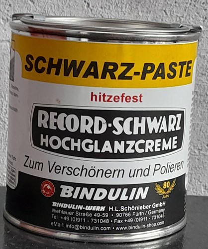 Schwarzpaste zum verschönern