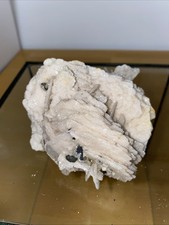 baryt +Pyrit Weiß rumänien Heilstein Stufe Rohstein 490g