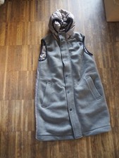 Weste * lang * warm * von Super.Natural * Gr. S * braun * Merino