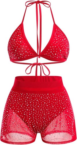 Ibakom damen rot glitzer - ibakom,