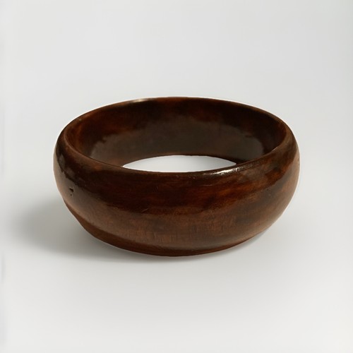 Vintage holz armreif - vintage, braun