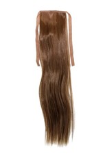 Haarteil ZOPF Hell-Braun glatt