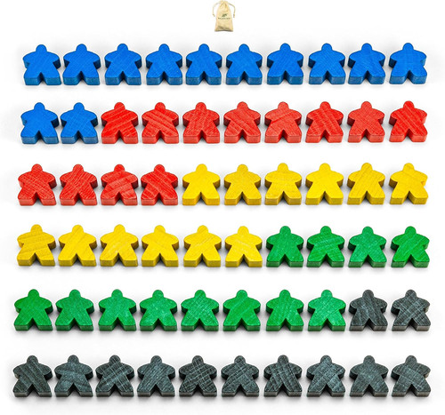 Meeple aus holz passend - aus,